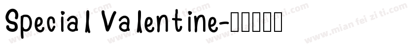 Special Valentine字体转换